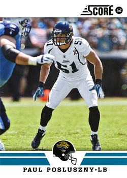 Paul Posluszny Jacksonville Jaguars 2012 Panini Score NFL #281